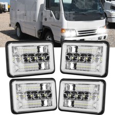 4pcs 4x6 Headlamp 4x6 Led Headlight Hilo Sealed Beam For Isuzu Nqr Npr Npr-hd