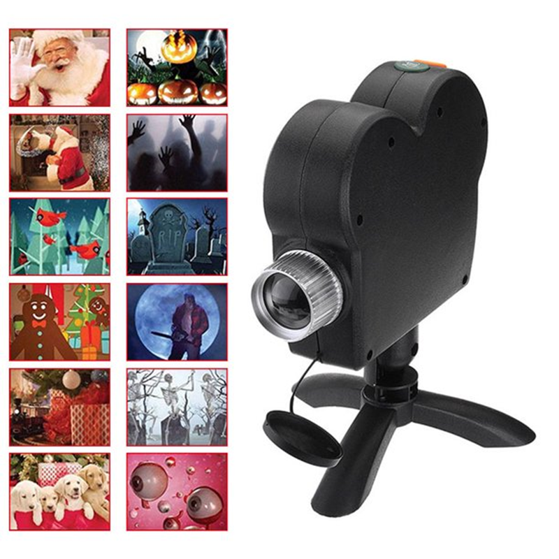 Window Wonderland Projector Halloween Christmas Holographic Projection