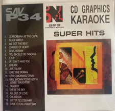 SAV-P33 POP HITS KARAOKE DISC CD G 17 SONG CDG 80's TOP Hits Eurythmics MJ MORE