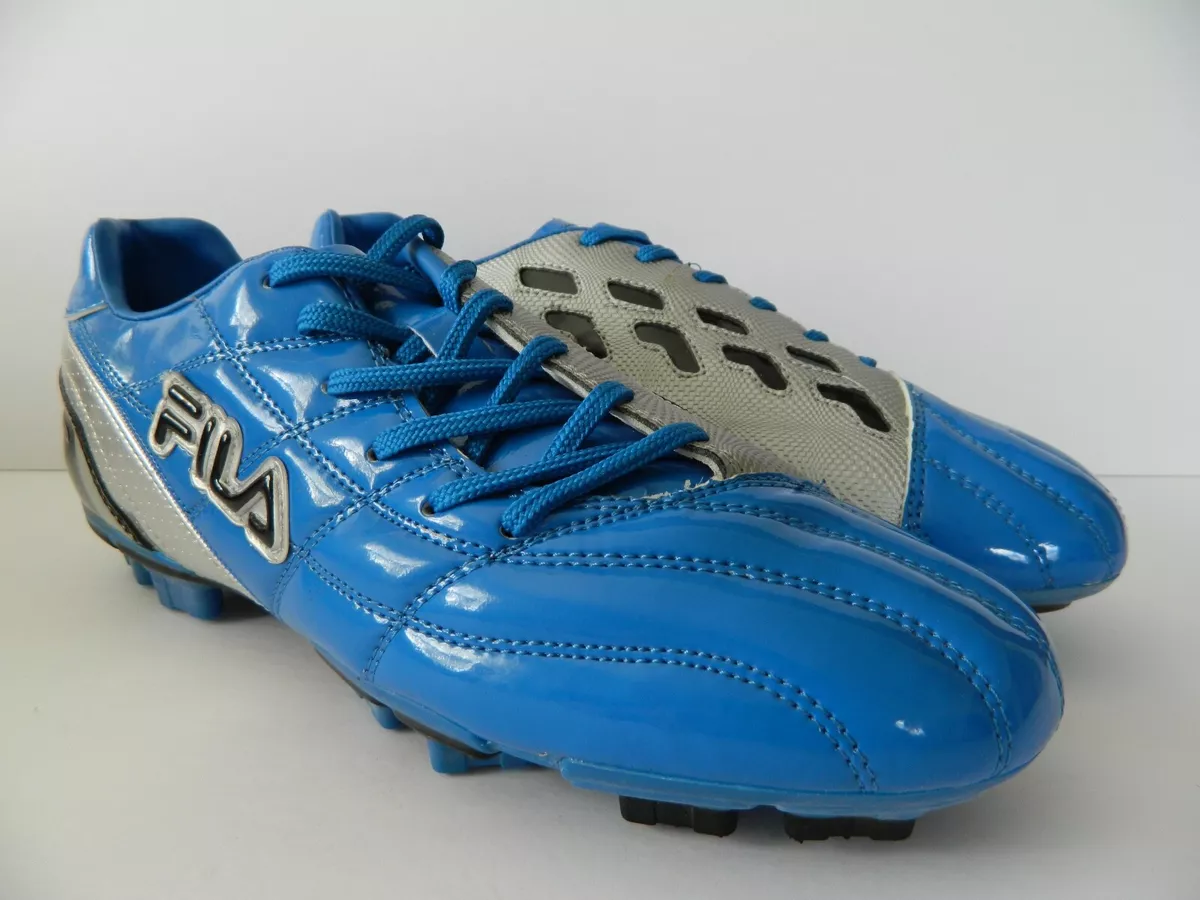 draai Erge, ernstige Arne FILA Calcio 11 ( Men&#039;s size 9.5 ) (Blue and Silver) Soccer Cleats |  eBay