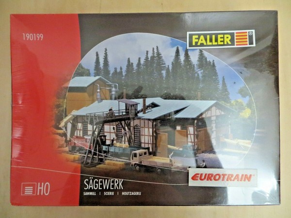 Faller 190199 H0 Bausatz SäGewerk M. Anleitung In Folie EingeschweißT Neu In Ovp-image