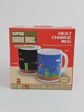 Super Mario Bros Collectors Edition Heat Change Mug New!