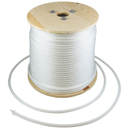 5/16" WHITE WIRE CENTER FLAGPOLE ROPE Replacement halyard Polyester eBay