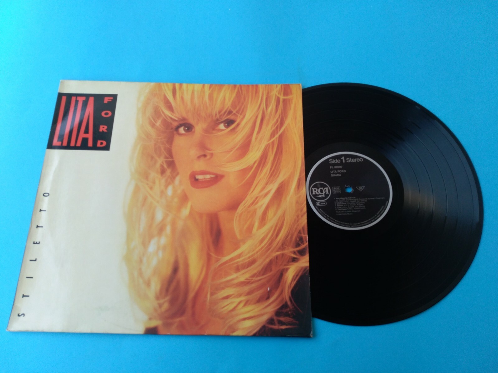 LITA FORD "STILETTO" KLP 12" 1990 BMG  PL82090 GERMANY NUOVO
