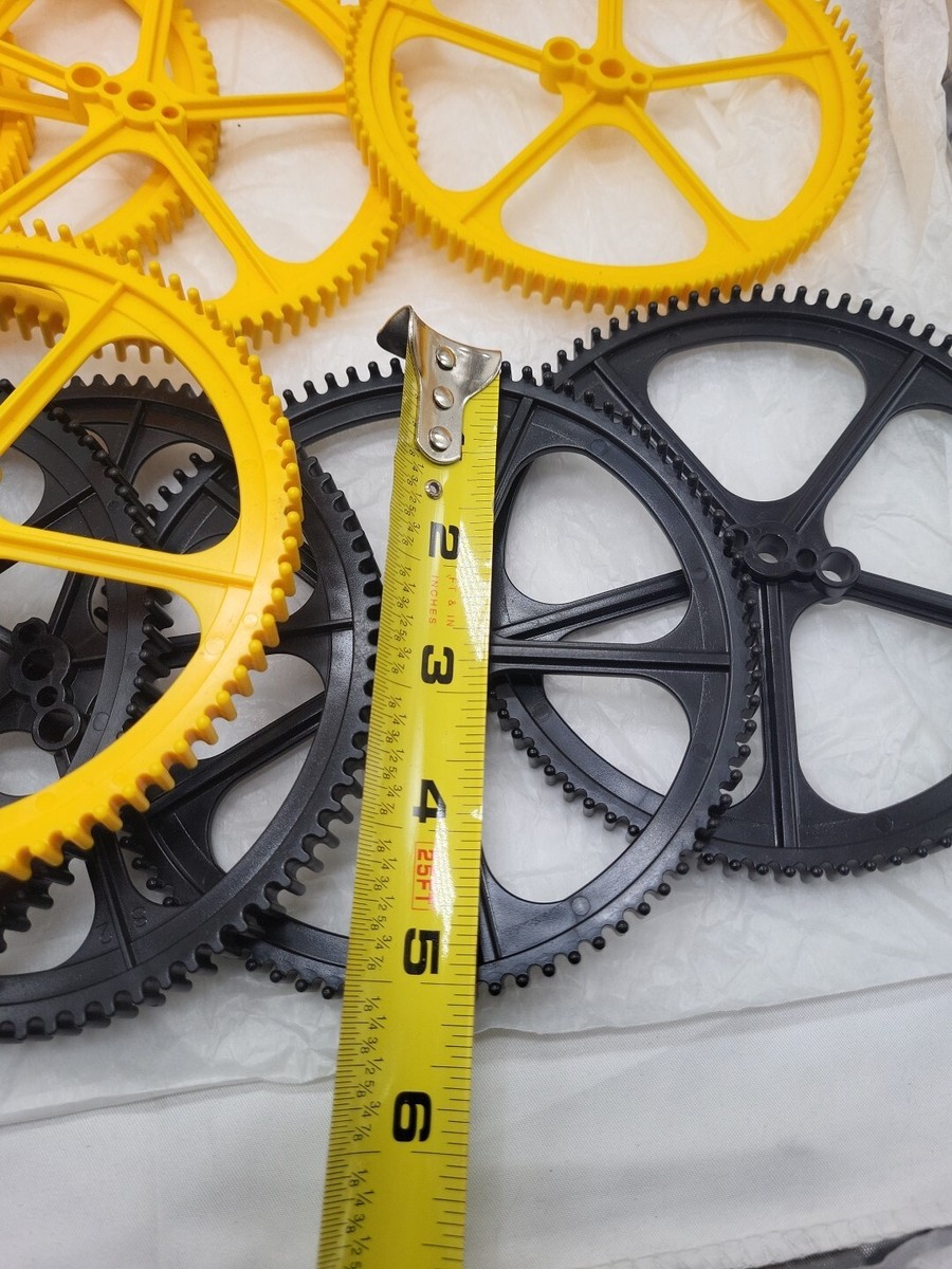 7 K'NEX Large Big Yellow Gears 5