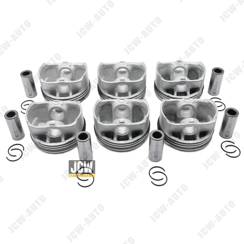 Juego de 6 anillos de pistón OEM Φ82mm CR 11:1 para BMW E60 E90 E92 323i 525i N52B25 2.5 Foto 3 de 4
