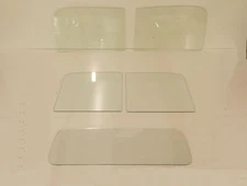 1947 - 1950 Chevy GMC Pickup Glass 2pc Windshield Door Rear Back Clear Set