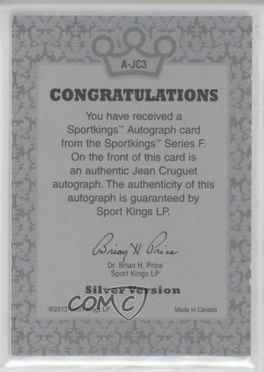 Jean Cruguet Sportkings Series F 2013 automático plateado/60 #A-JC3 automático Foto 2 de 2