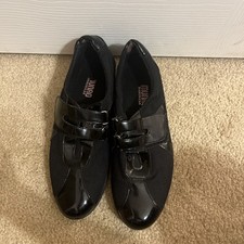 Munro Sport Women's Size 6 Joliet Black Leather Comfort Shoe Sneakers USA Made