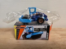 MATTEL CANADA MATCHBOX MBX CONSTRUCTION BLUE ROAD ROLLER NEW IN BOX 1:64 DIE CST