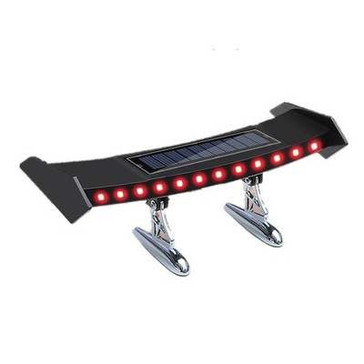 Car Trunk Spoiler Wing LED Tail Light Flashing Warning Magnetic Control Switch
