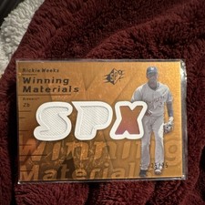 2007 Upper Deck SPx Winning Materials Rickie Weeks WM-RW Brewers Game Used /75