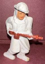 Barclay Vintage Manoil Lead Toy Soldier Figure 785 Skier In White Mint Cond