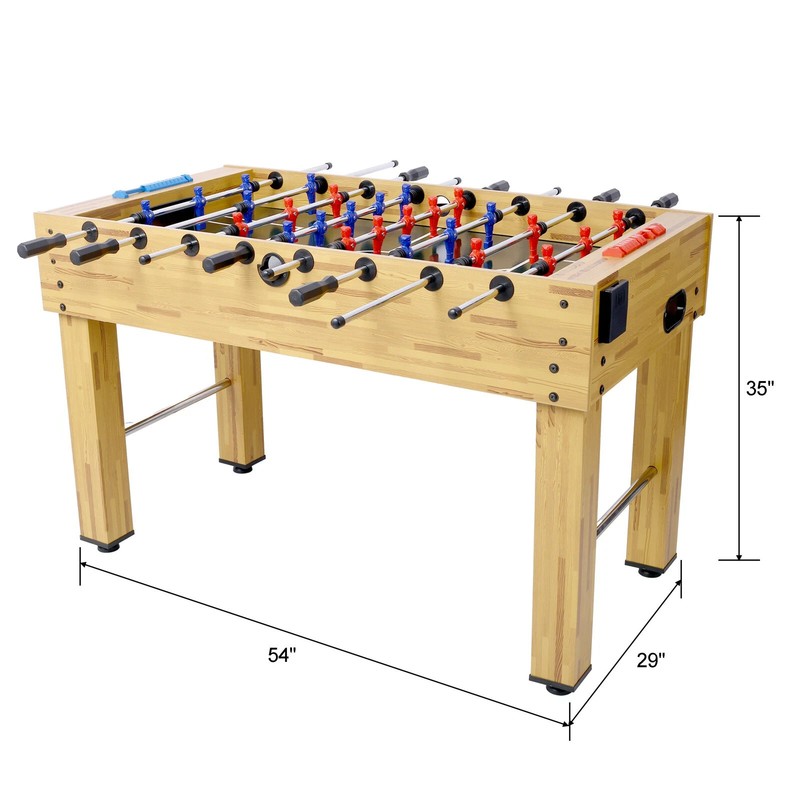 54" Full Size Foosball Table  Brand New In Box Arcade Soccer Game Free Shipping