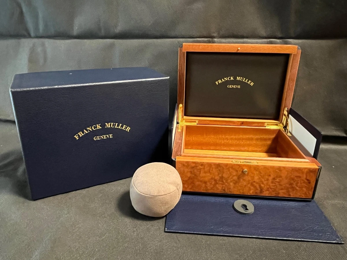Boîte à Montre En Bois Franck Muller Genève - Vide Avec Accessoires - Vintage #S20 - Occasion