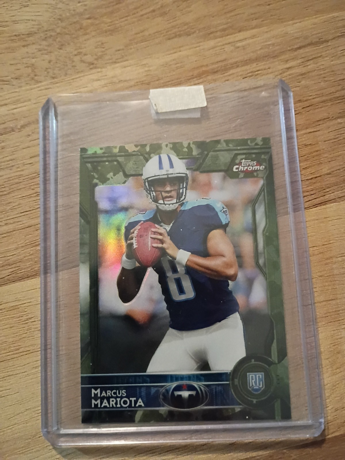 2015 Topps Chrome - Rookies Marcus Mariota #150 Green Refractor (RC)