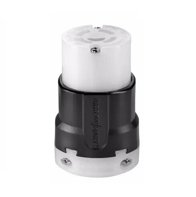 Eaton AHL1730C 30-Amp Locking Connector NEMA L17-30 600V , Black/White