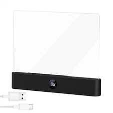 Book Lamp 3 Colors Rechargeable With Timer LED Panel Night Lights For Readers 