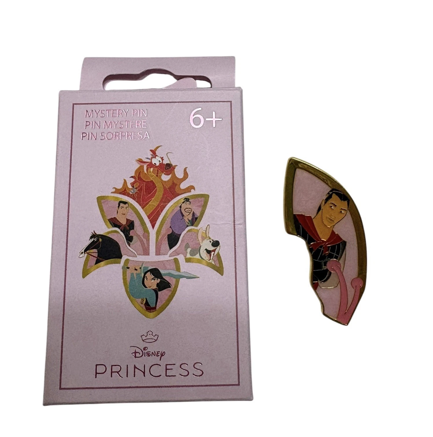 Loungefly Disney Mulan Flower Puzzle Li Shang Mystery Box Trading Pin NEW