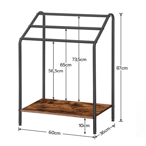 Handtuchständer Handtuchhalter Freistehend Handtuchleiter stehend mit 3 stangen - Bild 45 von 58