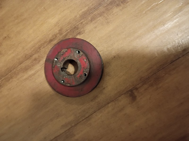 Wheel Horse Garden Tractor Mower Drive 4" Pulley  Fits 1" Shaft