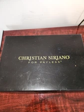 Christian Sariano Payless Closed Toe Faux Leather And Patent Leather 9.5 Heel