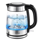 Glass Kettle 1.7L Electric Fast Boil 3000W Swivel Base