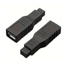 Simple 9Pin Male to 6Pin Female Conversion Adapter for FW 1394 B Converter