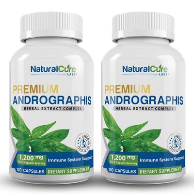 Natural Cure Labs Premium Andrographis Paniculata Extract 1,200mg 100mg Andro...