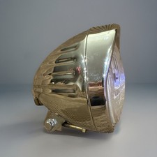 JUTE 9705 Motorcycle Headlight 6" Chrome Housing Head Lamp Round UNTESTED