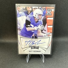 Leaf 2021 Draft Matt Bushman Rookie Autograph #BA-MB1 Football Card. rookie card picture