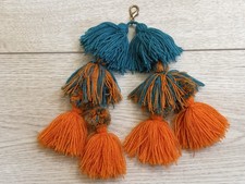 Miami Dolphins Colored Tassel Purse Charm By Sheet Gear