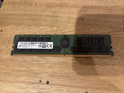 MICRON 32GB 2RX4 PC4-3200AA SERVER MEMORY MTA36ASF4G72PZ-3G2E7TI (1X32GB) - Image 1 of 2