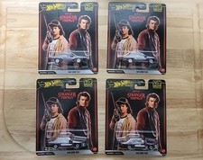 Hot Wheels Premium Pop Culture Stranger Things 1983 BMW 733i. Lot of 4 cars.