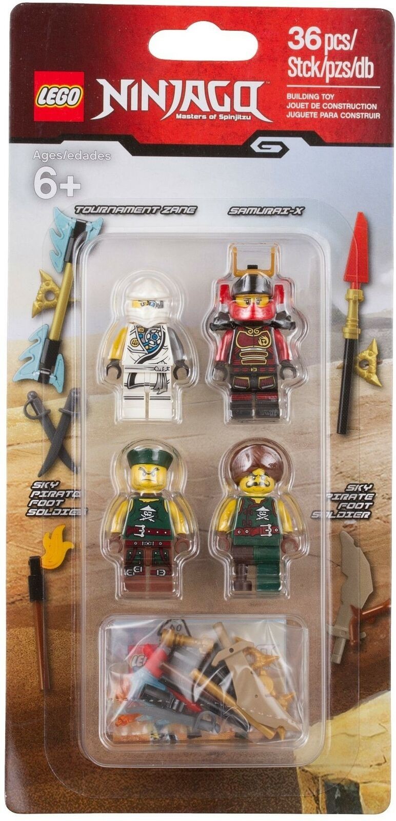LEGO NINJAGO 853544 Accessory Set SEALED NEW Tournament Zane