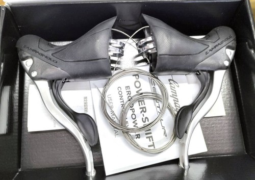 Campagnolo Centaur 2018 2 x 11Speed Ergopower Shifter & Brake Lever Set Silver - Picture 3 of 4