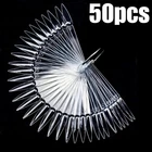 False Nail Sample Sticks Stiletto Nail Art Display Swatches Gel Nail Polish