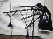Great Highland Bagpipe Full Size Poly Bagpipes Made In Scotland 42316-TR