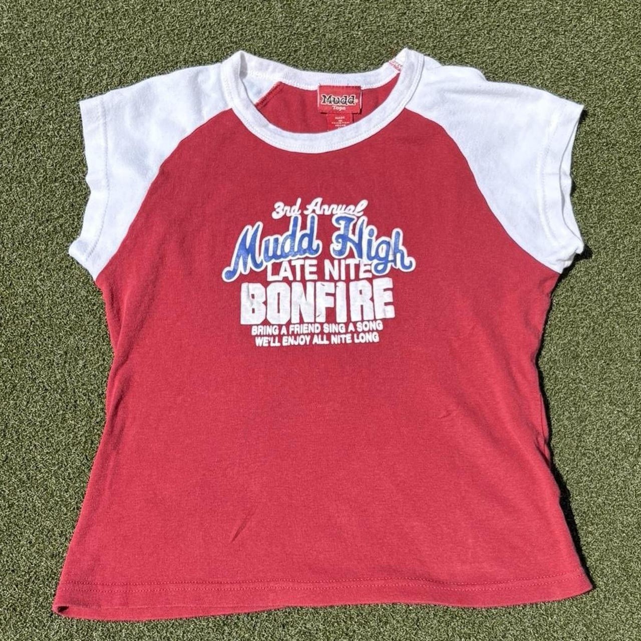 Mudd Vintage Kids Graphic Raglan Short Sleeve T-Shirt 