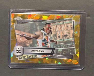 2025 Topps Chrome WWE - Dante Chen #131 Gold Refractor /50