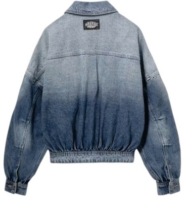 adidas Originals Premium Retro Oversized Top Medium Blue Denim