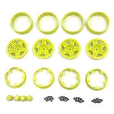 Hobby Plus RC Technology Co., Ltd. Deep Star Bead Lock Wheel ( 1.2 ) Yellow / HB
