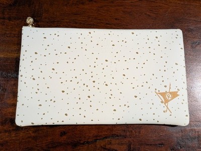 OTG/247 On The Go Twenty Four Seven Top Zip Clutch Bag Golf White Gold