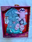 Brand New Our Generation Sleepy Sloth Pajama Outfit + Soft Plush for 18" Dolls