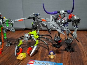 Lego Bionicle G2 Collection  - Ekimu Skull Grinder Slicer Warrior Basher Scorpio