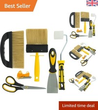 Complete Wallpaper Installation Set with Smoothing Brush - 6 Piece Essentials
