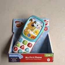 Play Right My First Phone 12M Multicolor Lights Sounds Bilingual Numbers