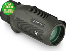 Optics Solo Monocular 10x36 Waterproof Fogproof Rubber Armor Non-Slip Grip