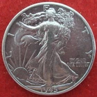 1945 D Walking Liberty Silver Half Dollar - Circulated - Actual Coin V9