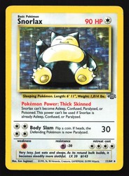 Snorlax 11/64 Jungle Holo Rare